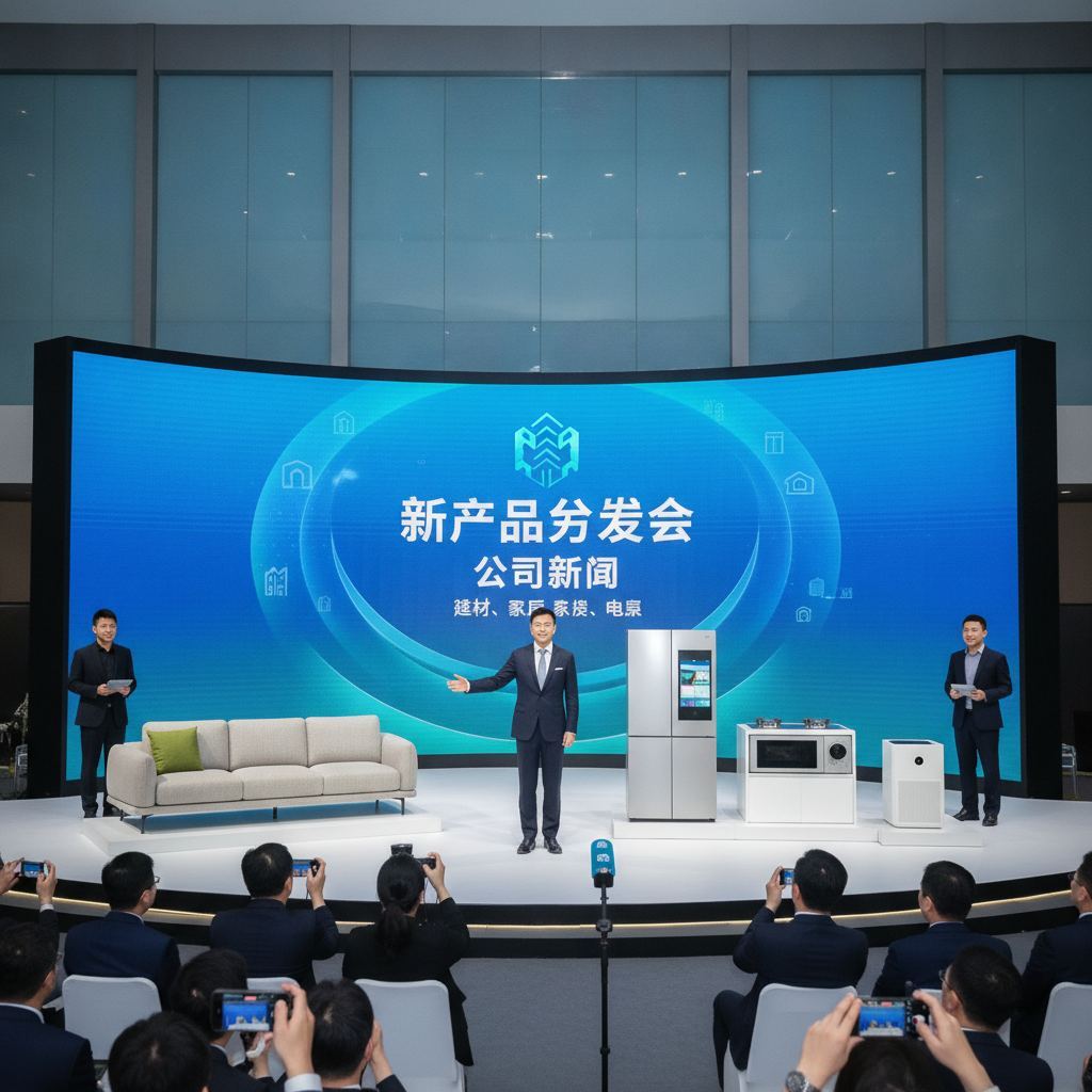 新产品发布会现场